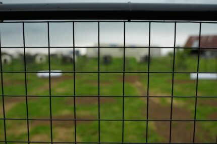Trade Grade 12.5G PVC Coated Fence, Galvanized Steel, 6ft x 18m