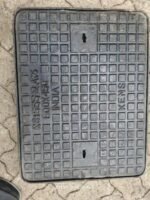 Standard 24 x 18 Inch Cast Iron Manhole Cover, Rectangular Light Duty