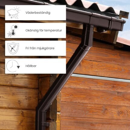 Standard UPVC Gutter Angle, 90 Degree, UV Resistant