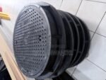 Industrial 600mm Circular Composite Manhole Cover, 40-Ton D400 Load Class - Image 4