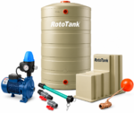 RotoTank 1900L Cylindrical Vertical Water Tank
