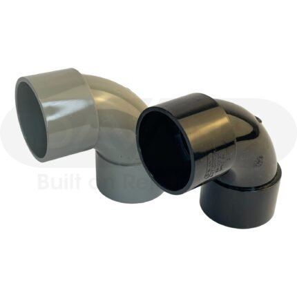 uPVC 3 Inch Waste Bend, 90 Degree Solvent Weld Fitting