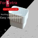 Yasian PVC Gutter Connector, UV-Stabilized, Leak-Proof Seal