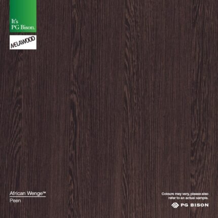 Standard 18mm MDF Laminated Board, African Wenge, 2440 x 1220mm