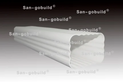 Yasian PVC Gutter Connector, UV-Stabilized, Leak-Proof Seal