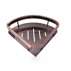 Antique Copper Corner Shelf N121 -Ac Single