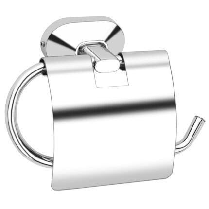 304 Stainless Steel Tissue Holder with Flap, Chrome Finish