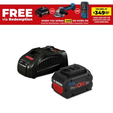 Bosch 18V 6.0Ah Professional Starter Kit, 2x Batteries & GAL 1880 CV Charger