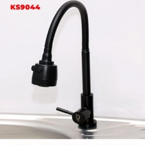Black Flex Kitchen Pillar Tap (KS9044) Black Flex Kitchen Pillar Tap (KS9044)