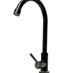 Black Kitchen Pillar Tap (KS9043)