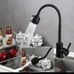 Black Flexible Kitchen Tap