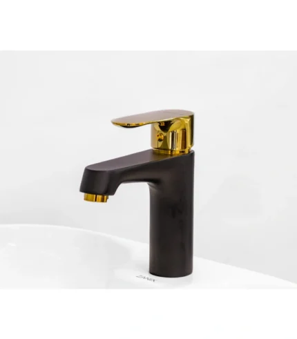 Brimix Black-Gold Basin Mixer Tap 55165KX
