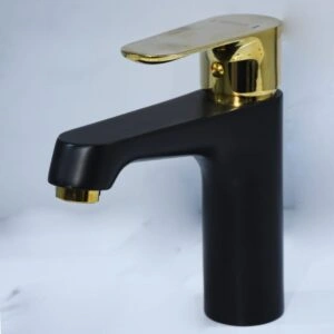 Brimix Black and Gold Basin Mixer