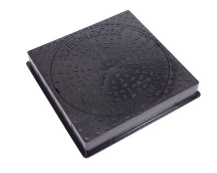 Standard 450 x 450mm Square Manhole Cover, Cast Iron, A15 Load Rated