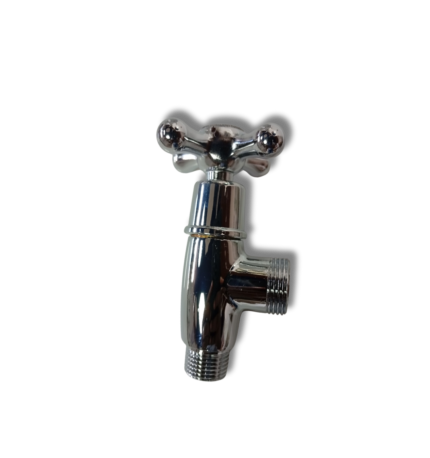 Lirlee 1/2 Inch Angle Valve, Chrome Plated Brass, Quarter Turn