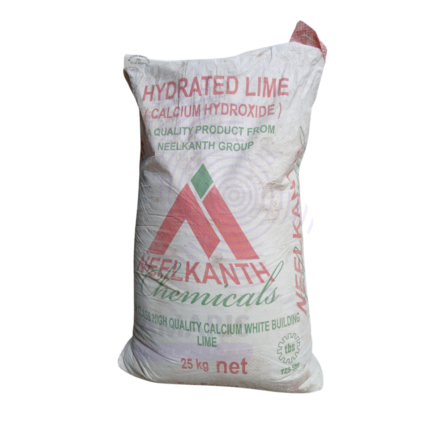 Industrial Grade Calcium Hydroxide Hydrated Lime, 25kg Bag, Construction Grade