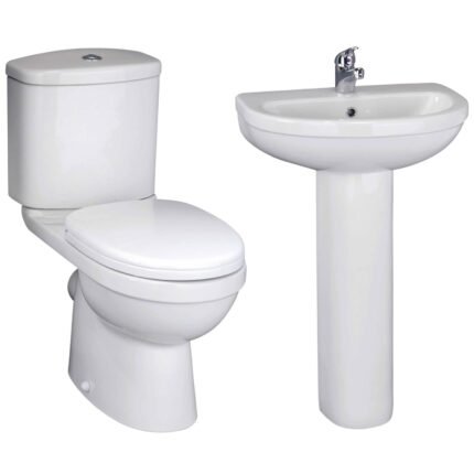 Standard Professional Colored Close Couple Toilet Set, Dual Flush, Ceramic