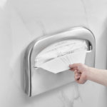 Professional Stainless Steel Serviettes Dispenser, Wall-Mounted, Lockable