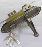 ACC 270 Cylinder Door Lock, Antique Green Finish, Mortise Set