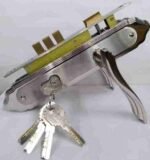 NBNP 301 Cylinder Door Lock, Silver and Gold Dual-Tone Finish