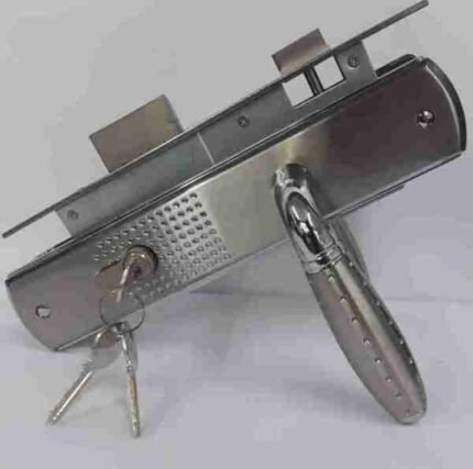 NBNP 301 Silver Cylinder Rim Lock, 60mm Backset