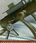 ACC 270 Cylinder Door Lock, Antique Green Finish, Mortise Set - Image 3