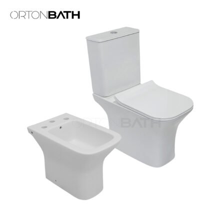 Standard S-Trap Toilet, 250mm Rough-in, Dual Flush