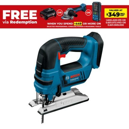 Bosch GST 18V-LI B 18V Cordless Jigsaw, 120mm Cutting Depth