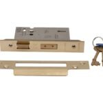 Union 3 Lever Martin Handle Lock, Chrome, Mortice Door Set