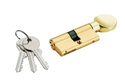 Standard 62mm Cylinder Lock, Antique Copper Finish, Euro Profile