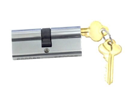 Centurion Silver Cylinder Lock, 70mm Euro Profile, 5-Pin