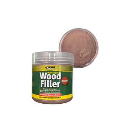 Sinteko Mahogany Wood Filler, 250ml Tub, Fast Drying