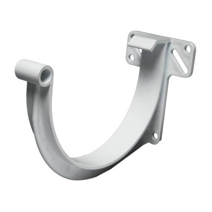 Yasian PVC Gutter Support Bracket, UV-Stabilized Fascia Mount
