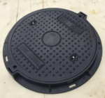 Industrial 600mm Circular Composite Manhole Cover, 40-Ton D400 Load Class - Image 3