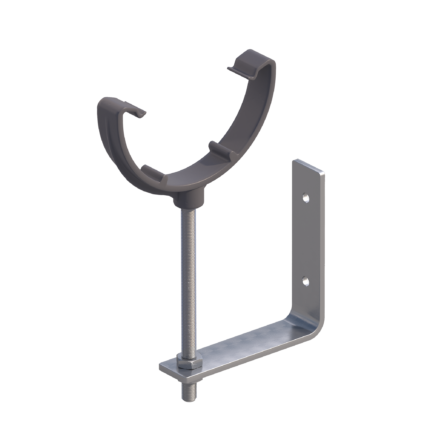 Yasian PVC Gutter Support Bracket, UV-Stabilized Fascia Mount