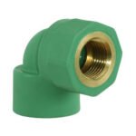 PPR 20mm Female Elbow, PN25 Brass-Threaded Plumbing Fitting