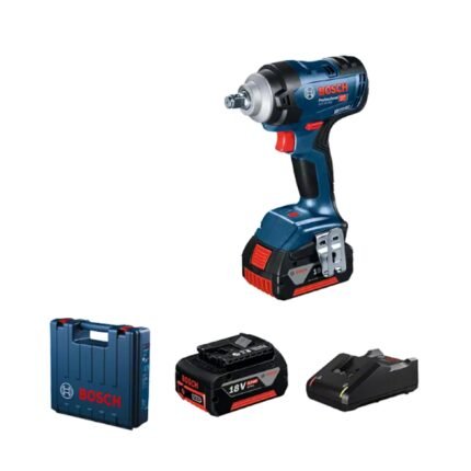 Bosch GDS 18V-400 Cordless Impact Wrench, 400Nm, 1/2" Square Drive