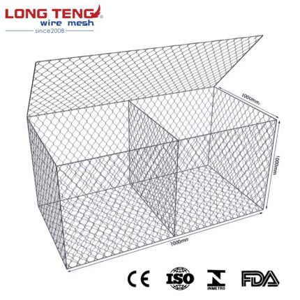 Trade Grade PVC Coated Gabion Box 11 Gauge Steel Mesh