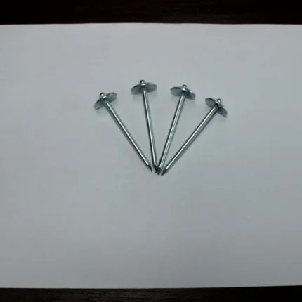 Hammer 2.5-Inch Galvanized Roofing Nails with Washers, 1kg Pack