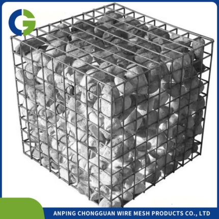 Trade Grade PVC Coated Gabion Box 11 Gauge Steel Mesh