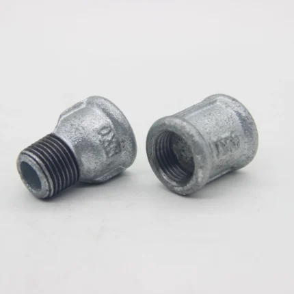 Standard 1/2 Inch Galvanized Iron GI Socket, BSP Threaded