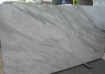 Volakas 60x60cm Polished Marble Tile, 20mm Thick, White/Grey Vein