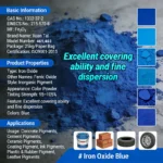 Iron Oxide Blue Pigment, Synthetic Cement Grade, 25kg Bag