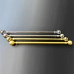 World Choice 25mm Brass Curtain Rod, 2.0m Length, Polished Finish - Image 5