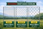 Shamba 10G Heavy Gauge Chain Link, 6ft x 3.2mm, 50x50 Mesh