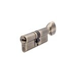 Centurion Antique Brass Euro Cylinder Lock, 70mm Double Profile