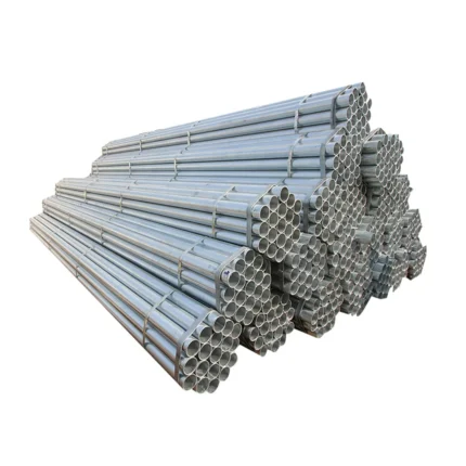 Generic BS 1387 Galvanized Iron GI Pipe 3 Inch, Medium Class, 6m