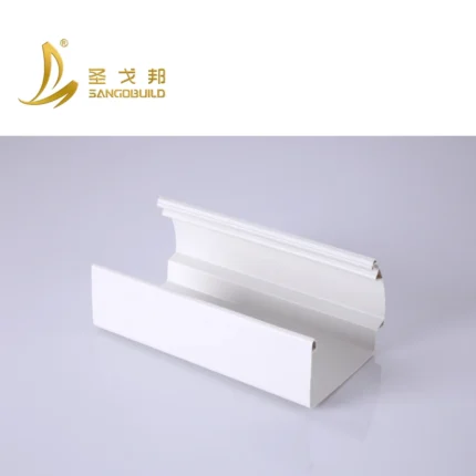 Standard PVC 82mm Gutter Pipe, 4m Length, UV-Resistant