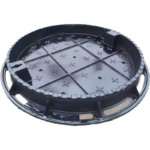 Cast Iron 350x500mm Grated Manhole Cover, Heavy-Duty Drainage - Image 4