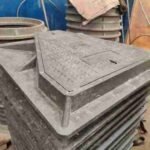 Resintuff 700mm x 700mm Triangular Manhole Cover, 40 Ton D400 Rating